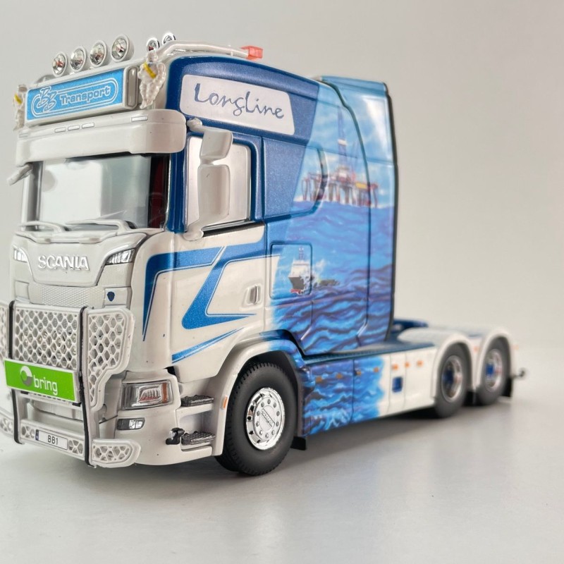 Tekno 86168 - Scania Next Gen Longline 6x4 Truck Prime Mover - BB Transport - Scale 1:50