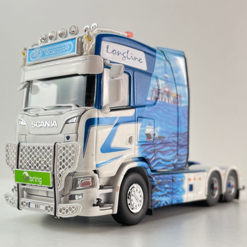 Tekno 86168 - Scania Next Gen Longline 6x4 Truck Prime Mover - BB Transport - Scale 1:50