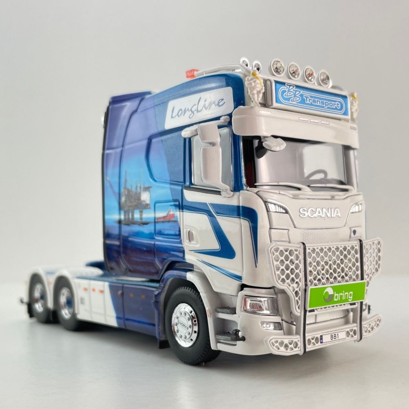 Tekno 86168 - Scania Next Gen Longline 6x4 Truck Prime Mover - BB Transport - Scale 1:50