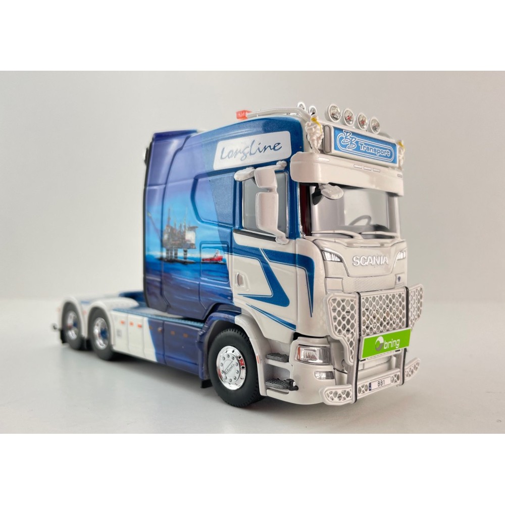 Tekno 86168 - Scania Next Gen Longline 6x4 Truck Prime Mover - BB Transport - Scale 1:50