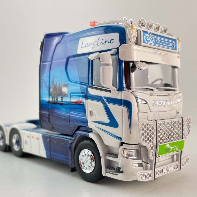 Tekno 86168 - Scania Next Gen Longline 6x4 Truck Prime Mover - BB Transport - Scale 1:50