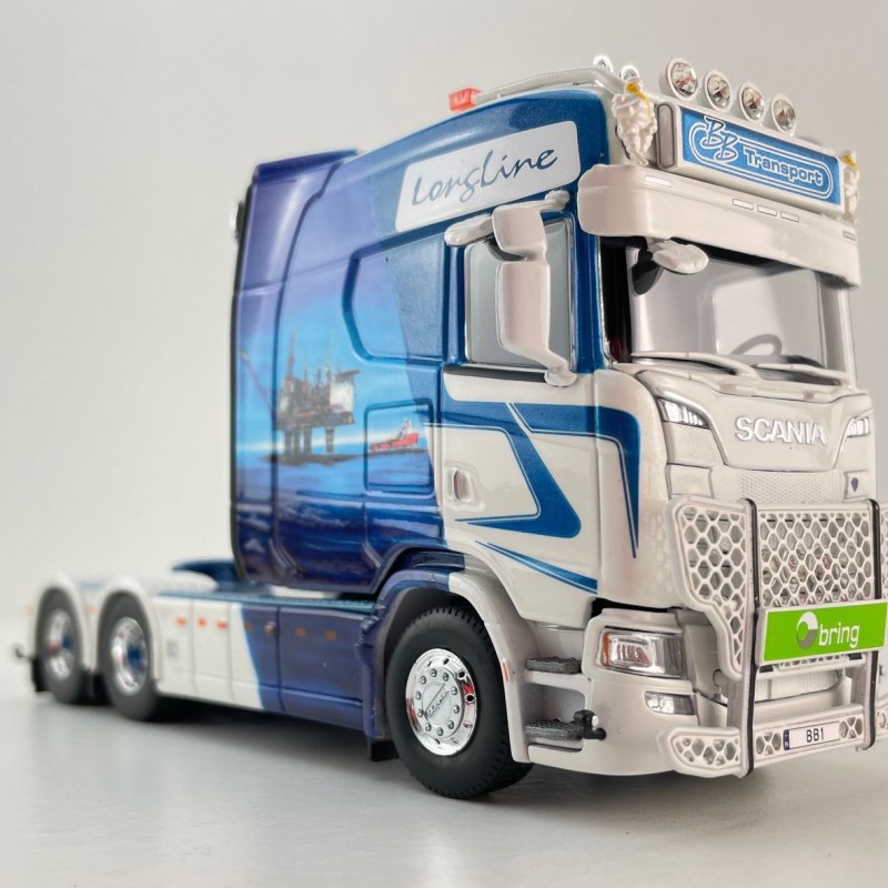 Tekno 86168 - Scania Next Gen Longline 6x4 Truck Prime Mover - BB Transport - Scale 1:50
