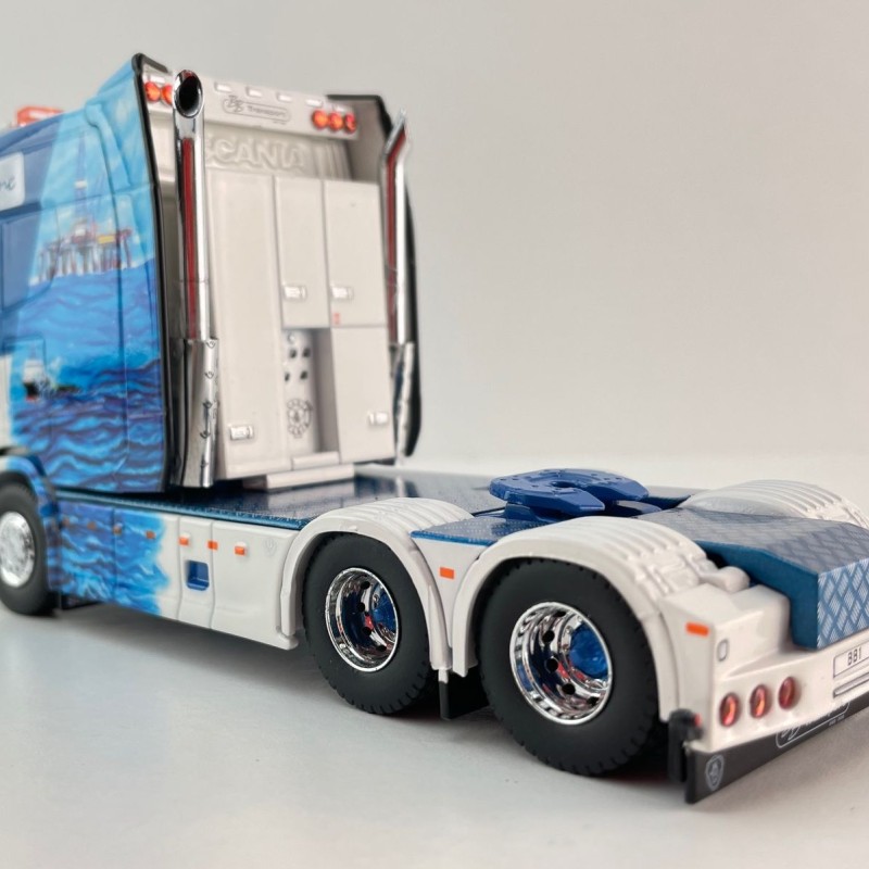 Tekno 86168 - Scania Next Gen Longline 6x4 Truck Prime Mover - BB Transport - Scale 1:50