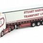 Tekno 86273 - Scania NG S-Serie Highline RHD 6x2 Truck Curtainside Trailer Stuart Harvey Transport - Scale 1:50