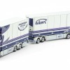 Tekno 86279 - Scania Next Gen R650 Sweden Combo with Trailer - MALMBERGS - Scale 1:50