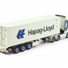 Tekno 86345 - Scania R 6x2 Truck Container Trailer 40ft Hapag Lloyd Container - Sneepels - Scale 1:50