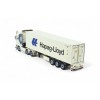 Tekno 86345 - Scania R 6x2 Truck Container Trailer 40ft Hapag Lloyd Container - Sneepels - Scale 1:50