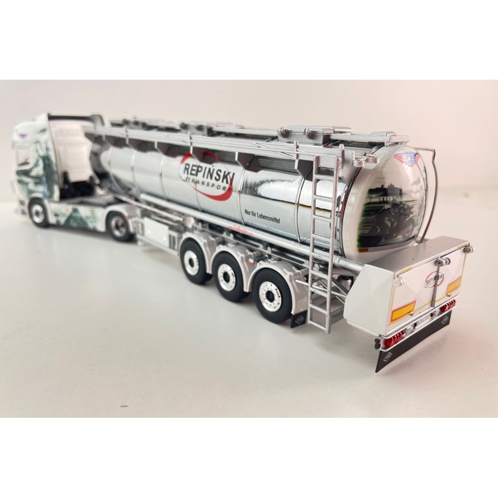 Tekno 86346 Scania NG R Highline 4x2 Truck with Tanker Trailer Repinski Top Gun Maverick - Scale 1:50