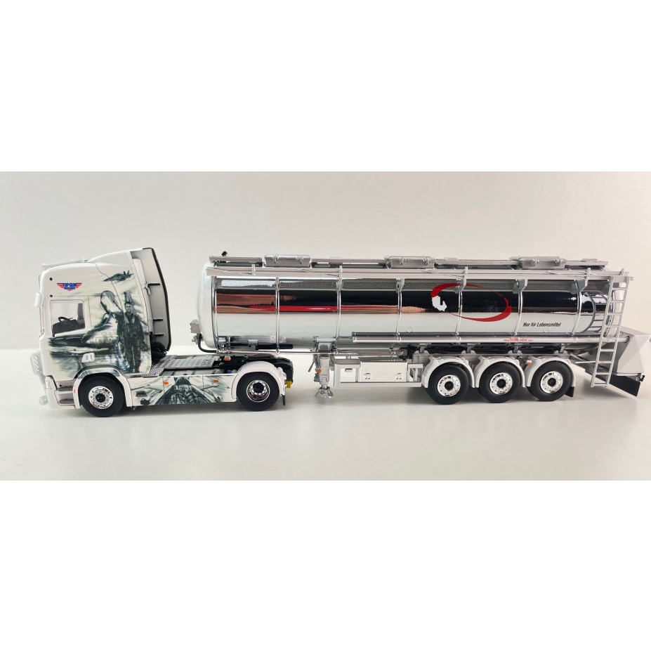 Tekno 86346 Scania NG R Highline 4x2 Truck with Tanker Trailer Repinski Top Gun Maverick - Scale 1:50