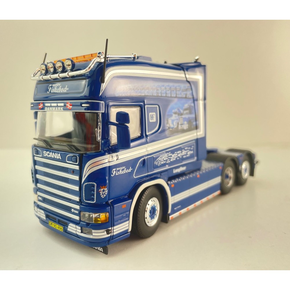 Tekno 86461 Scania 4 Series Longline 6x2 Truck HF Transport - Scale 1:50