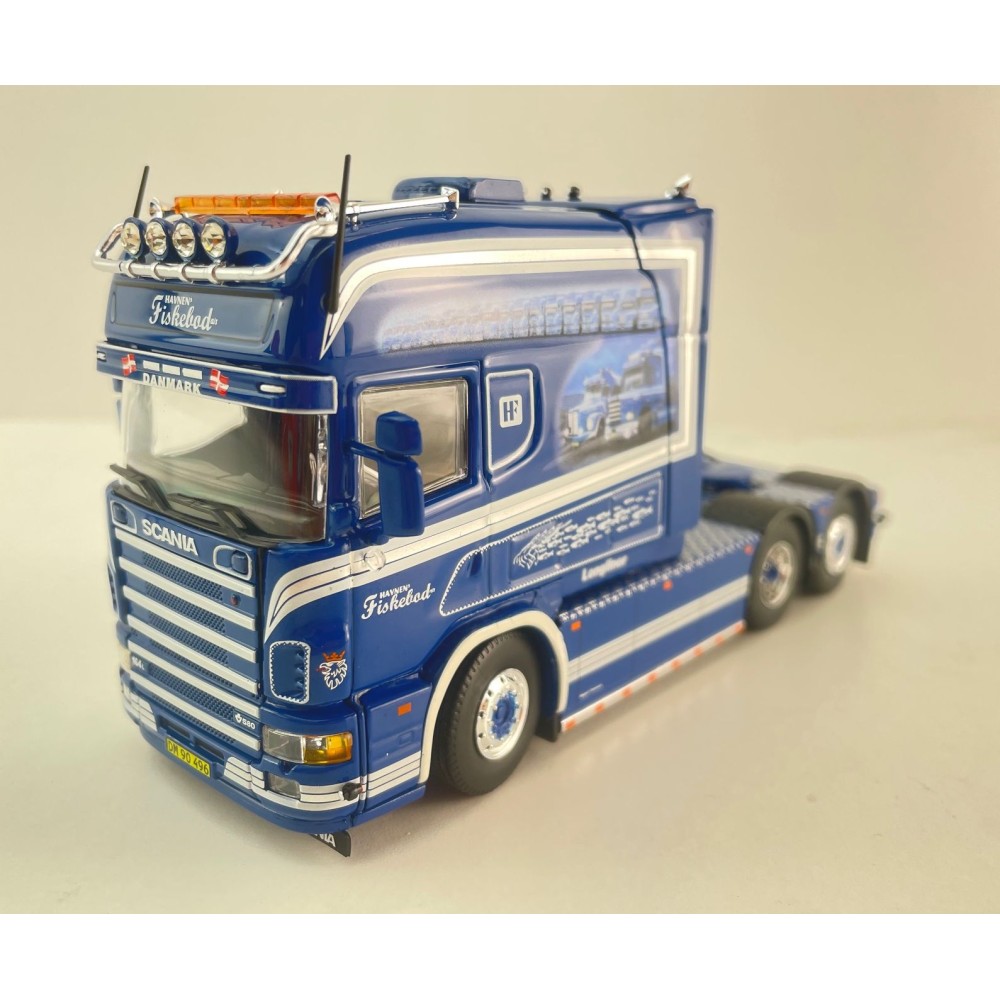 Tekno 86461 Scania 4 Series Longline 6x2 Truck HF Transport - Scale 1:50