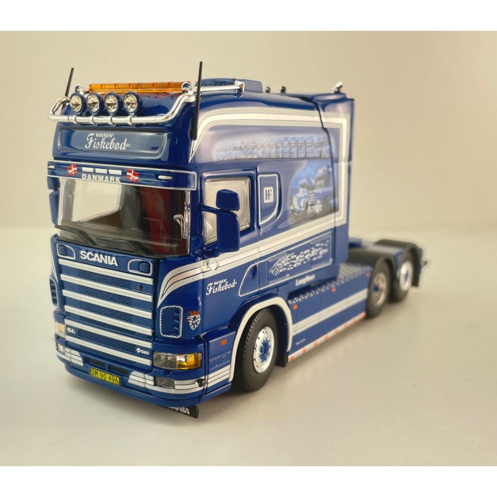 Tekno 86461 Scania 4 Series Longline 6x2 Truck HF Transport - Scale 1:50