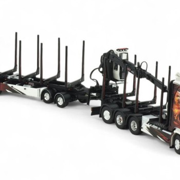 Tekno 86489 - Scania Next Gen 770S Highline Swedish Wood Transporter with Trailer - Angeby Akeri - Scale 1:50