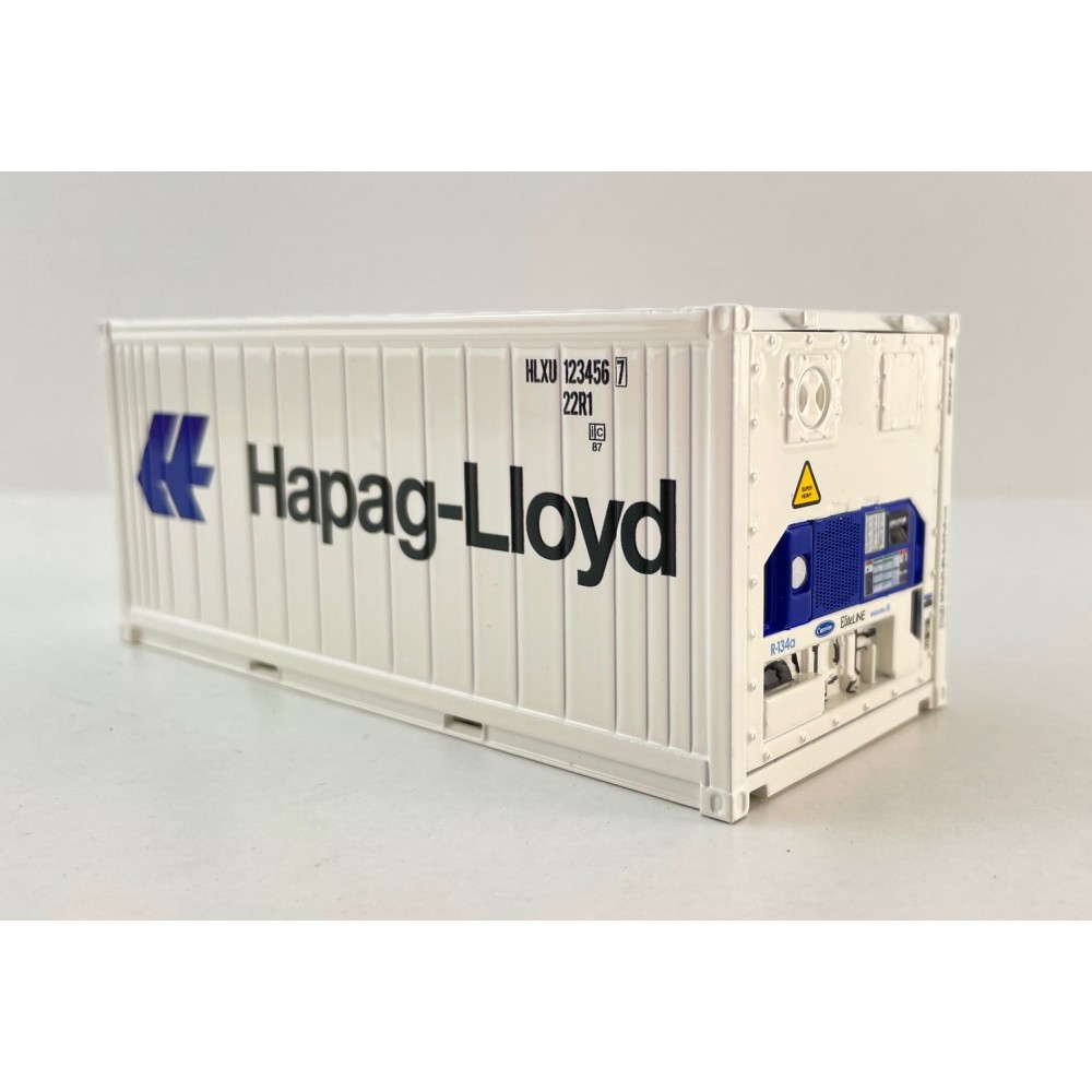 Tekno 86491 20 ft Reefer Carrier Shipping Container Hapag Lloyd - Scale 1:50
