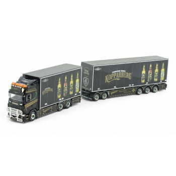 Tekno 86512 - Scania Next Gen R650 Sweden Combo with Trailer - Kopparbergs  - Scale 1:50