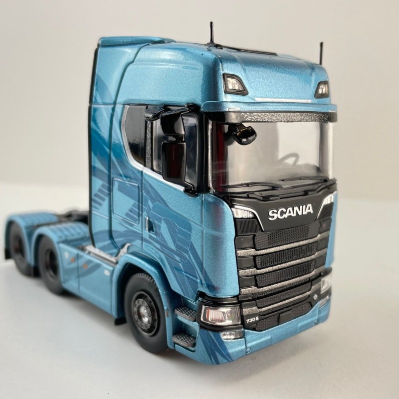 Tekno 86816 - Scania Next Gen Highline 770S 6x2 Truck Prime Mover - Frost - Scale 1:50