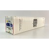 Tekno 86888 40 ft Reefer Carrier Shipping Container MSC - Scale 1:50