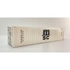Tekno 86888 40 ft Reefer Carrier Shipping Container MSC - Scale 1:50