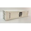 Tekno 86888 40 ft Reefer Carrier Shipping Container MSC - Scale 1:50