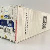Tekno 86888 40 ft Reefer Carrier Shipping Container MSC - Scale 1:50