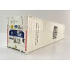 Tekno 86888 40 ft Reefer Carrier Shipping Container MSC - Scale 1:50
