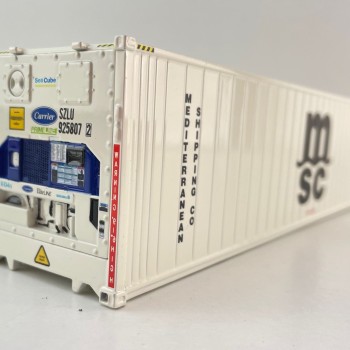 Tekno 86888 40 ft Reefer Carrier Shipping Container MSC - Scale 1:50