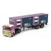 Tekno 86897  - Scania 140 Container Semitrailer + 2x 20ft Container Bell - De Wilde - Scale 1:50