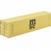 Tekno 86999 40 ft Shipping Container MSC - Scale 1:50