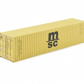 Tekno 86999 40 ft Shipping Container MSC - Scale 1:50