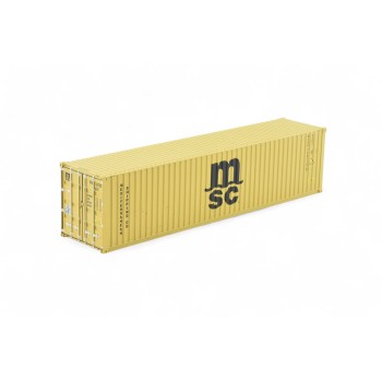 Tekno 86999 40 ft Shipping Container MSC - Scale 1:50