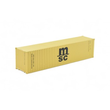 Tekno 86999 40 ft Shipping Container MSC - Scale 1:50