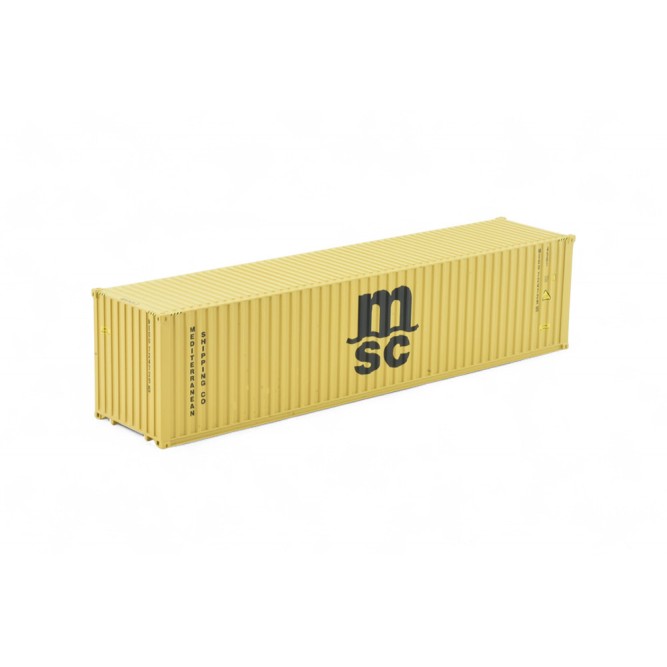 Tekno 86999 40 ft Shipping Container MSC - Scale 1:50