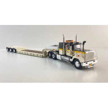 Tekno 87040 - Mack RW Superliner 6x4 Truck with Gooseneck Low Loader Trailer Van den Herik - Scale 1:50