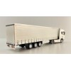 Tekno 87403 - Scania Next Gen S-Serie 4x2 Truck with Curtainside Semi 3-axle Trailer White - Scale 1:87
