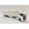 Tekno 87403 - Scania Next Gen S-Serie 4x2 Truck with Curtainside Semi 3-axle Trailer White - Scale 1:87