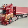 Tekno 87454 - Scania R Highline 6x2 with Tipper Trailer - Ronny Ceusters - Scale 1:50
