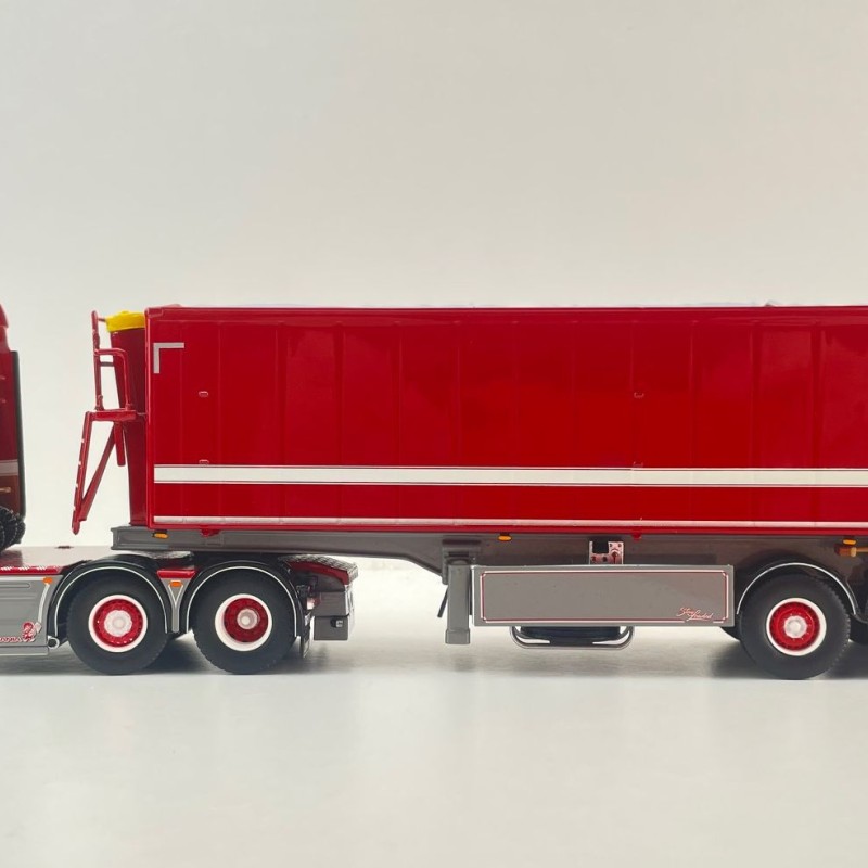 Tekno 87454 - Scania R Highline 6x2 with Tipper Trailer - Ronny Ceusters - Scale 1:50