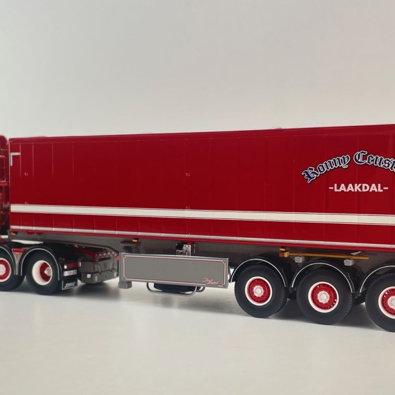 Tekno 87454 - Scania R Highline 6x2 with Tipper Trailer - Ronny Ceusters - Scale 1:50