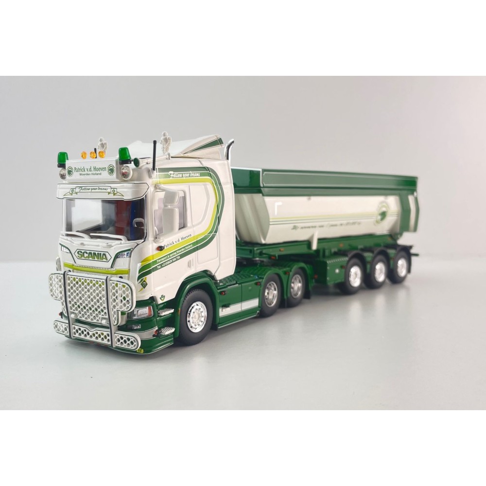 Tekno 88060 - Scania NG R530 6x2 Truck with Tipper Trailer - Patrick van der Hoeven - Scale 1:50