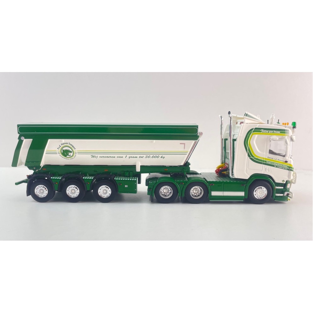 Tekno 88060 - Scania NG R530 6x2 Truck with Tipper Trailer - Patrick van der Hoeven - Scale 1:50
