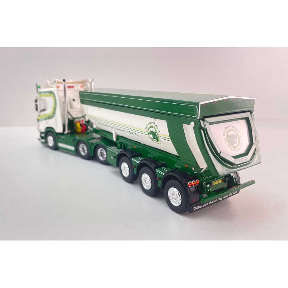 Tekno 88060 - Scania NG R530 6x2 Truck with Tipper Trailer - Patrick van der Hoeven - Scale 1:50