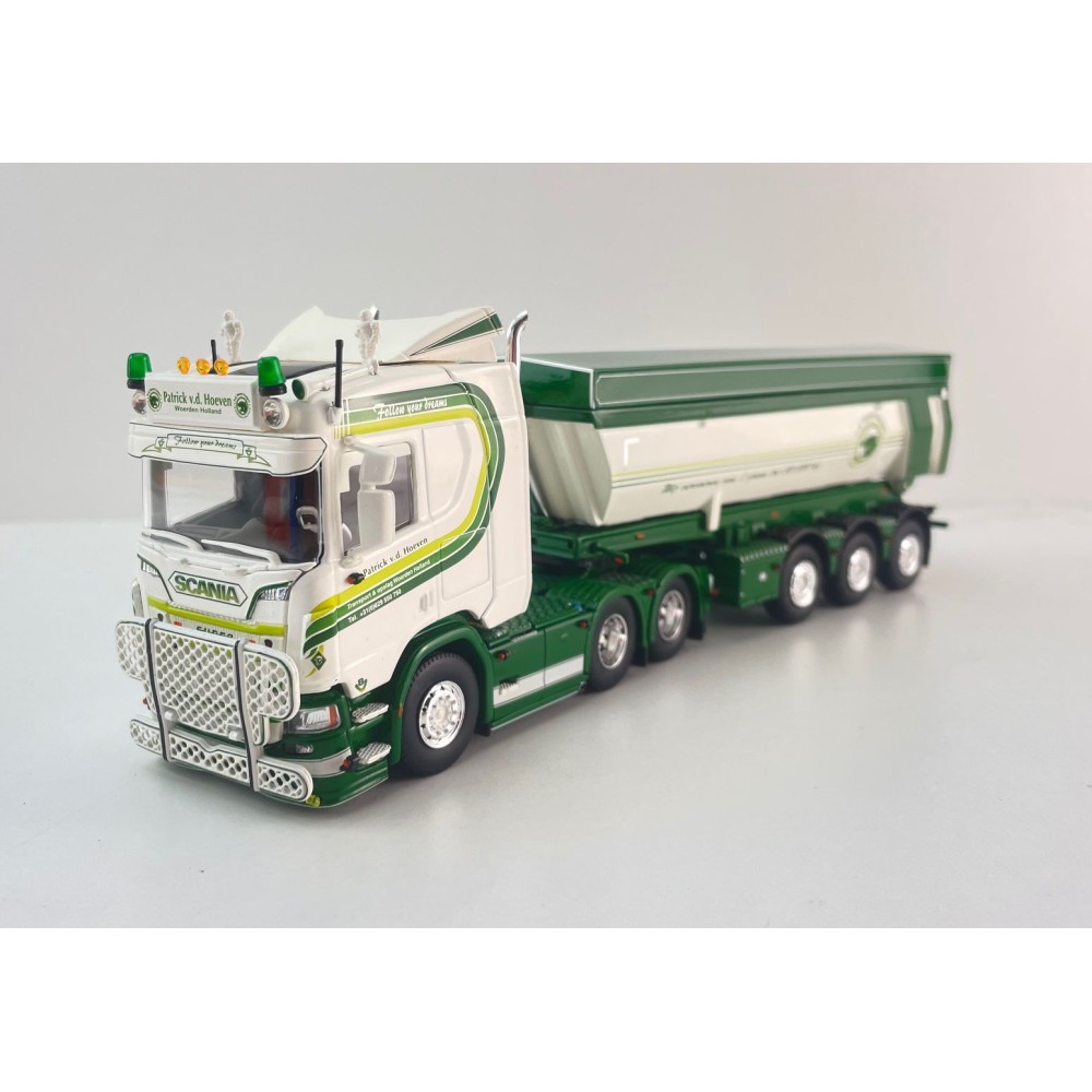Tekno 88060 - Scania NG R530 6x2 Truck with Tipper Trailer - Patrick van der Hoeven - Scale 1:50