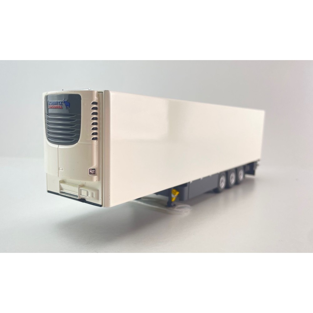 Tekno 88843 - Semi 3-axle Box Reefer Trailer White Schmitz Cargobull - Scale 1:50