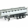 Tekno Parts 87593 Tanker Trailer 3 axle Model Kit - Scale 1:50