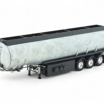 Tekno Parts 87596 Fuel Tanker Trailer 3 axle Model Kit - Scale 1:50