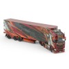 Tekno 85092 - Scania NGS Highline 6x4 Truck with Reefer Trailer Ristimaa - Iceman Kimi - Scale 1:50