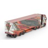 Tekno 85092 - Scania NGS Highline 6x4 Truck with Reefer Trailer Ristimaa - Iceman Kimi - Scale 1:50