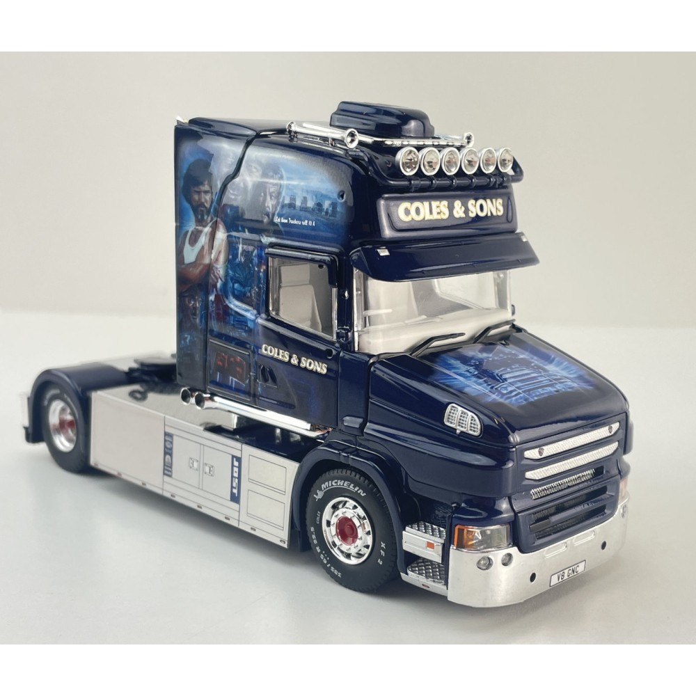 Tekno 85205 - Scania Torpedo Topline 4x2 Truck RHD COLES & SONS Movie Convoy - Scale 1:50