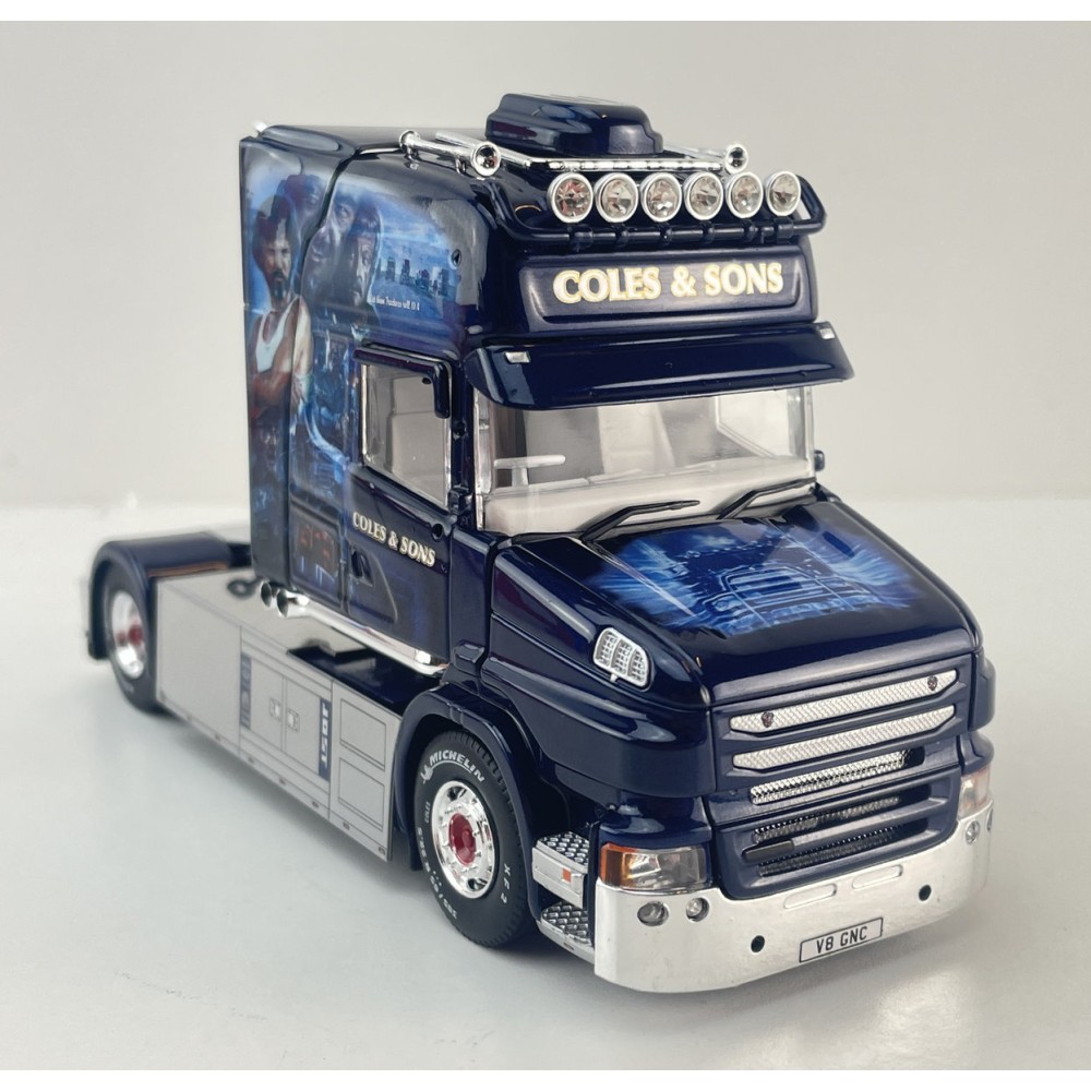 Tekno 85205 - Scania Torpedo Topline 4x2 Truck RHD COLES & SONS Movie Convoy - Scale 1:50