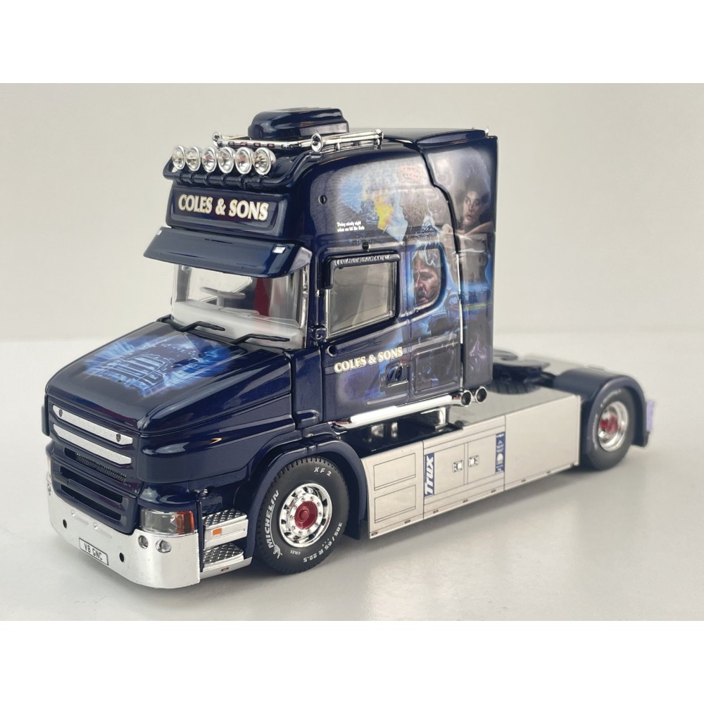 Tekno 85205 - Scania Torpedo Topline 4x2 Truck RHD COLES & SONS Movie Convoy - Scale 1:50